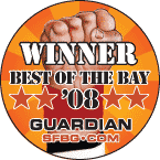Best of the Bay Award 2008 — Best Massage Therapist, San Francisco Bay Guardian
