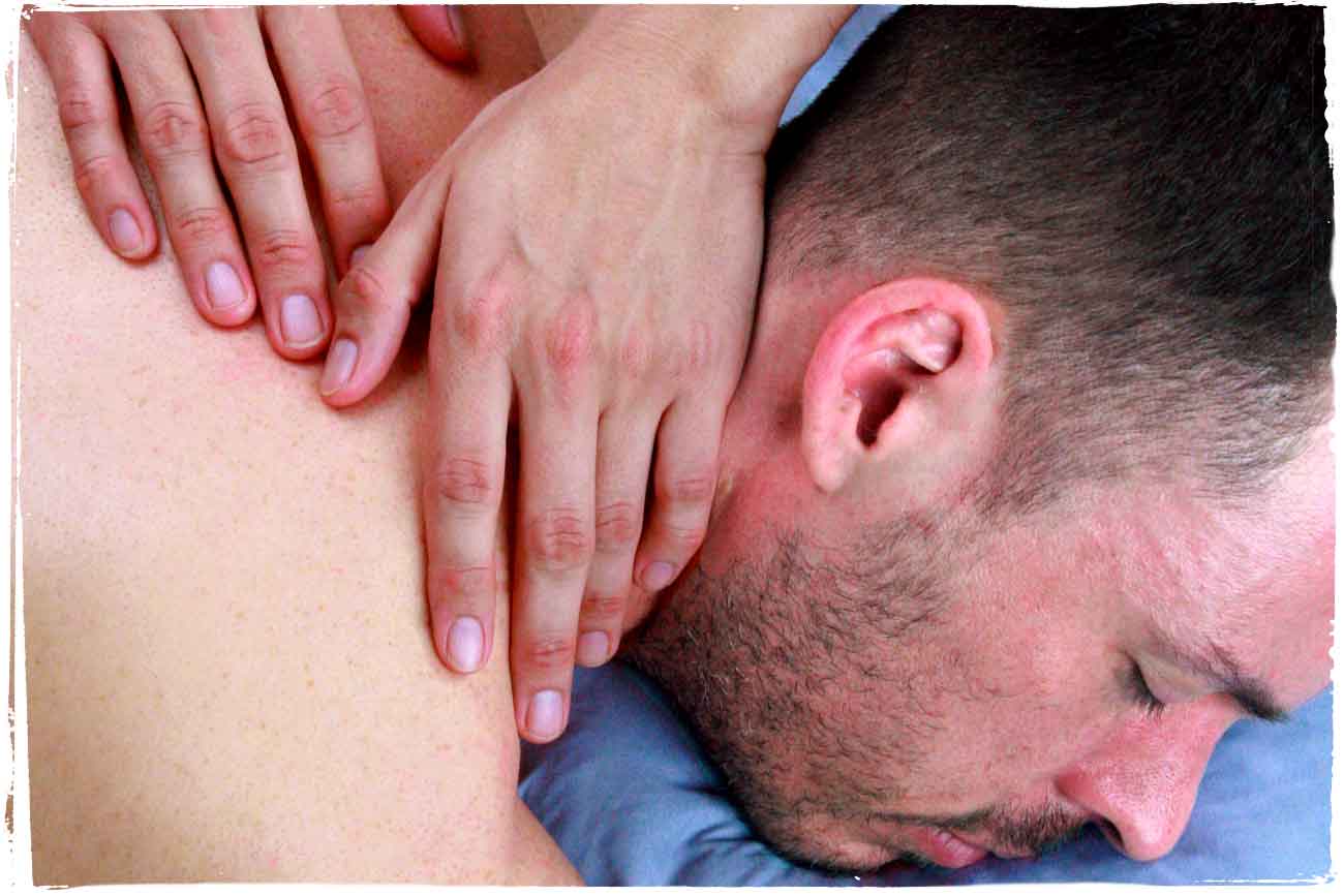 San Francisco massage therapy on neck